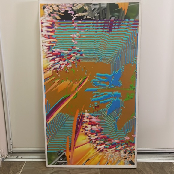 Original one of a kind triptych acrylic paintings - Picture 3 of 8